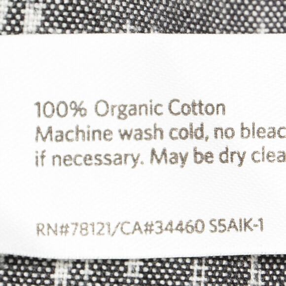 NWOT Eileen Fisher Organic Cotton Grey Ikat Printed Tank Top Size Large - Picture 7 of 10